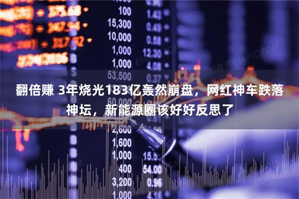 翻倍赚 3年烧光183亿轰然崩盘，网红神车跌落神坛，新能源圈该好好反思了